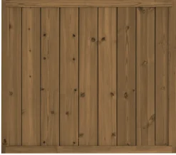 Aitaelementti Harju A03R 900x800 mm pystylauta ruskea