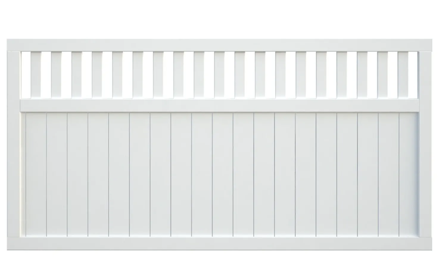 Aitaelementti Palmako Elke 4 90x180 cm valkoinen 5 kpl/pkt