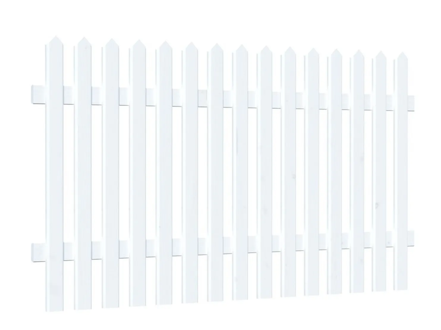 Aitaelementti Palmako Lovisa 10 100x180 cm valkoinen 5 kpl/pkt