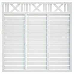 Aitaelementti Palmako Marit 1 180x180 cm valkoinen 5 kpl/pkt