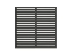 Aitaelementti Palmako Nina1 GYPNT 1800x1800mm harmaa, 5kpl/pkt