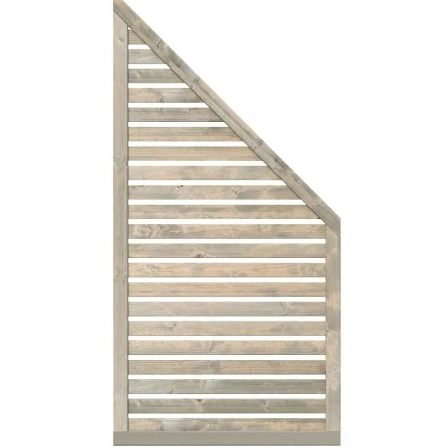 Aitaelementti Palmako Nina3 GYVPI 900x1800mm painekyllästetty harmaa, 5kpl/pkt