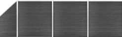 Aitapaneelisarja WPC619x(105-186) cm musta
