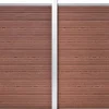 Aitapaneelisarja WPC 353x146 cm ruskea