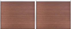 Aitapaneelisarja WPC 353x146 cm ruskea