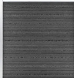Aitapaneeli WPC 175x186 cm musta