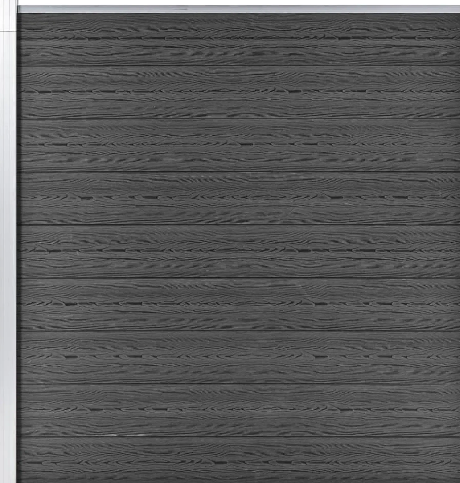 Aitapaneeli WPC 175x186 cm musta