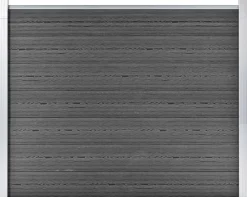 Aitapaneeli WPC 180x146 cm musta