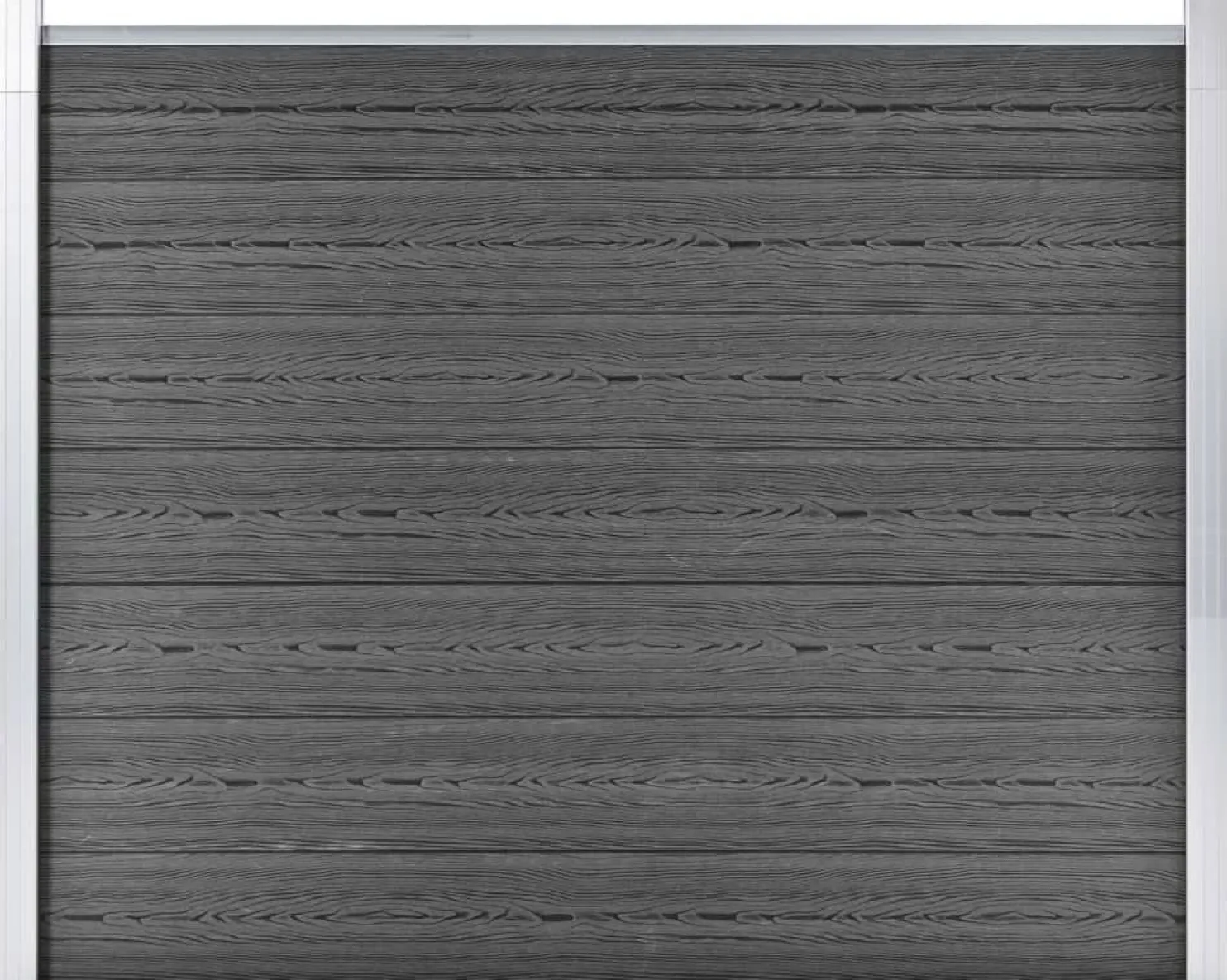 Aitapaneeli WPC 180x146 cm musta