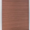 Aitasarja 3 paneelia + 1 vinopaneeli puukomposiitti 619x186cm ruskea
