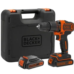 Akkuiskuporakone Black+Decker BDCHD18KB 18V 2x1,5 Ah akulla