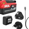 Akku ja laturi Skil 3144 USB-C KeepCool 4,0 Ah + 3141 45W Power Delivery