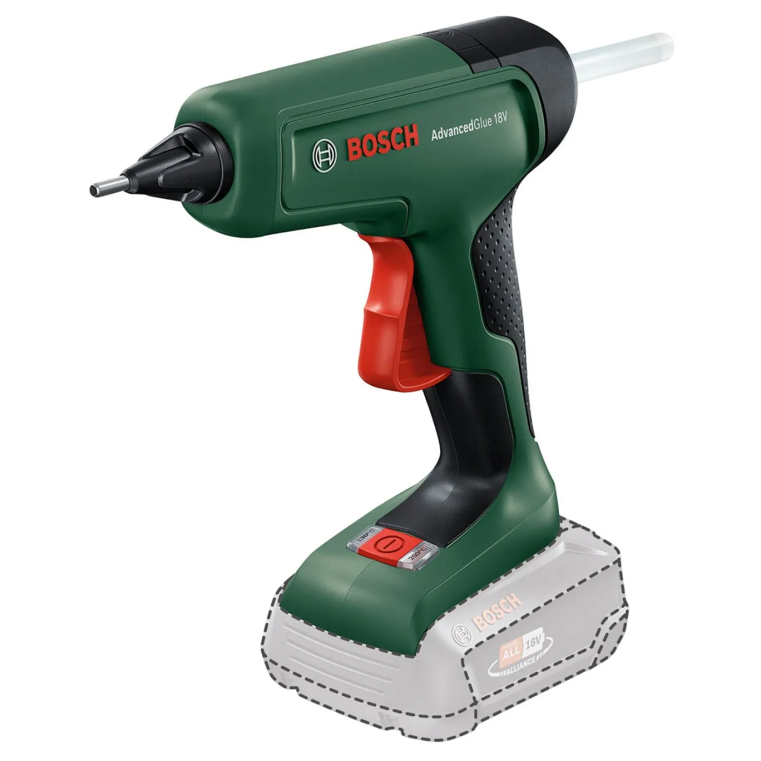 Akkuliimapistooli Bosch AdvancedGlue Solo 18V ilman akkua