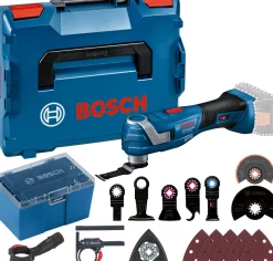 Akkumonitoimityökalu Bosch Professional GOP 18V-34 Starlock Solo 18V ilman akkua + L-Boxx KIT