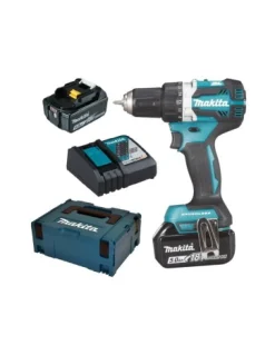 Akkuporakone Makita DDF484RTJ 54/30Nm 18V 2x5.0Ah akuilla + Makpac