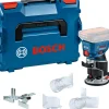 Akkuyläjyrsin Bosch Professional GKF 18V-8 Solo 18V ilman akkua + L-Boxx