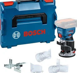 Akkuyläjyrsin Bosch Professional GKF 18V-8 Solo 18V ilman akkua + L-Boxx