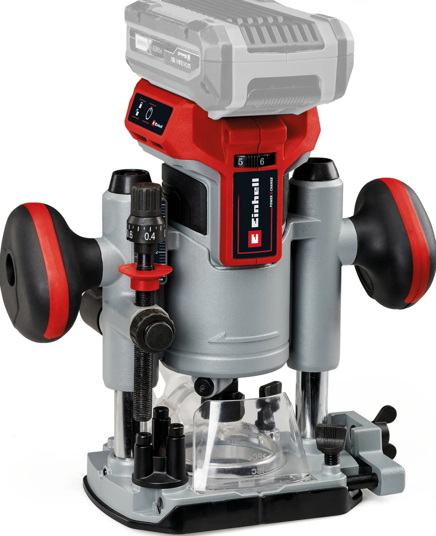 Akkuylä-/reunajyrsin Einhell PXC TP-RO 18 Set Li BL-Solo 18V ilman akkua