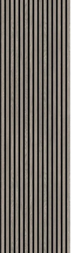 Akustiikkalevy Fibrotech Premium, 22x605x2440mm, harmaa tammi puuviilu