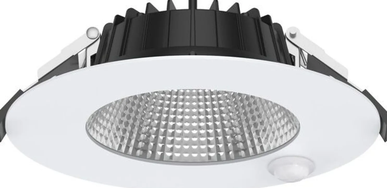 Alasvalo Airam Compact XL, 170mm IP54, 12W, 1650lm, 3000/3500/4000K, 3CCT, PIR
