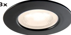 Alasvalo Airam Fio fix, IP44, 6W/930 540lm,himmennettävä, 3kpl, eri vaihtoehtoja