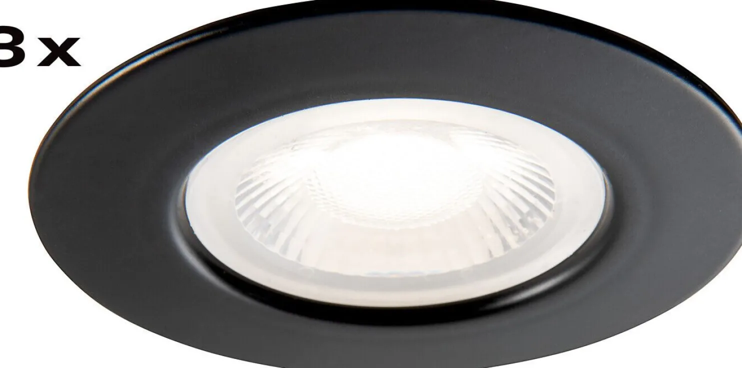 Alasvalo Airam Fio fix, IP44, 6W/930 540lm,himmennettävä, 3kpl, eri vaihtoehtoja