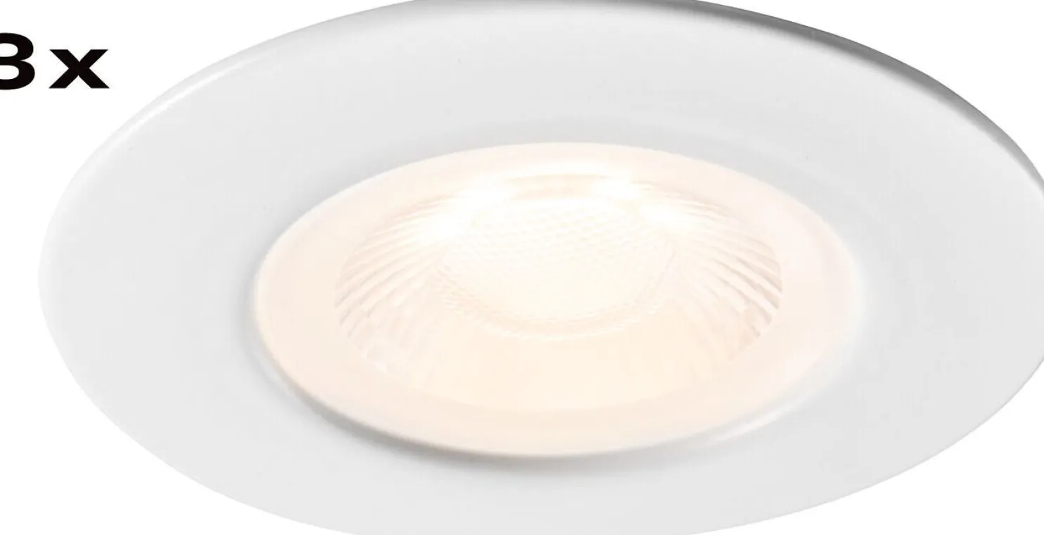 Alasvalo Airam Fio fix, IP44, 6W/930 540lm,himmennettävä, 3kpl, eri vaihtoehtoja