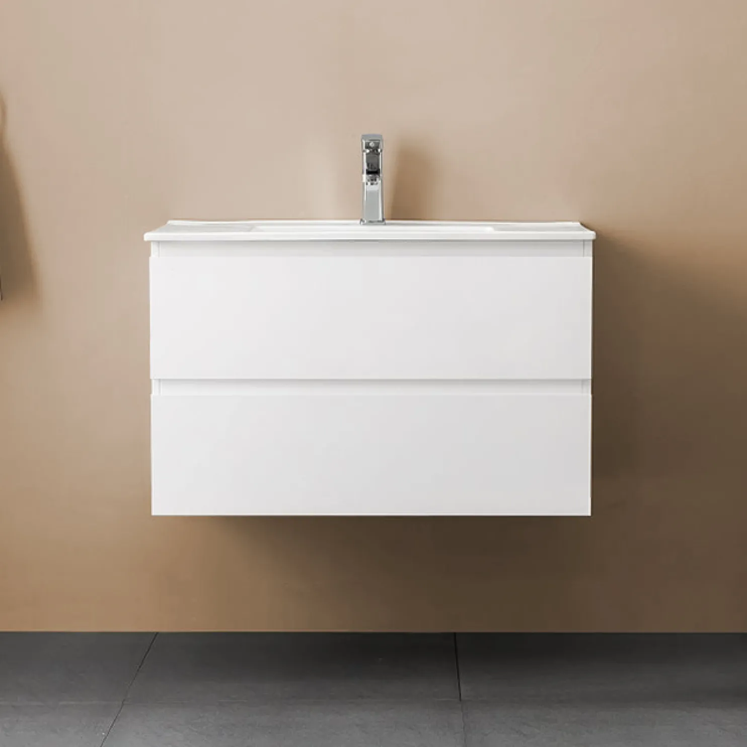 Allaskaappi Bathlife Eufori, 600-1000 mm, valkoinen