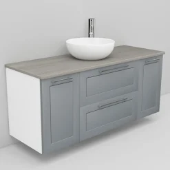 Allaskaappi ja Coast-allas Noro Flexline 157 1200 mm marmoritaso eri värejä