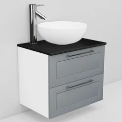 Allaskaappi ja Coast-allas Noro Flexline 16 600 mm musta taso eri värejä