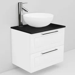Allaskaappi ja Coast-allas Noro Flexline 16 600 mm musta taso eri värejä