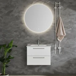 Allaskaappi pesualtaalla Bathlife Lust valkoinen eri kokoja