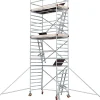 Alumiiniteline Tikli Jumbo 9900-6P, tasokorkeus 6.5m, 250x135cm