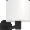 Aurinkokennoseinävalaisin Eglo Pantete, musta/valkoinen