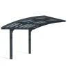 Autokatos Palram-Canopia Arizona Breeze, 13.8m², yhdelle autolle, tummanharmaa/harmaa
