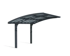 Autokatos Palram-Canopia Arizona Breeze, 13.8m², yhdelle autolle, tummanharmaa/harmaa