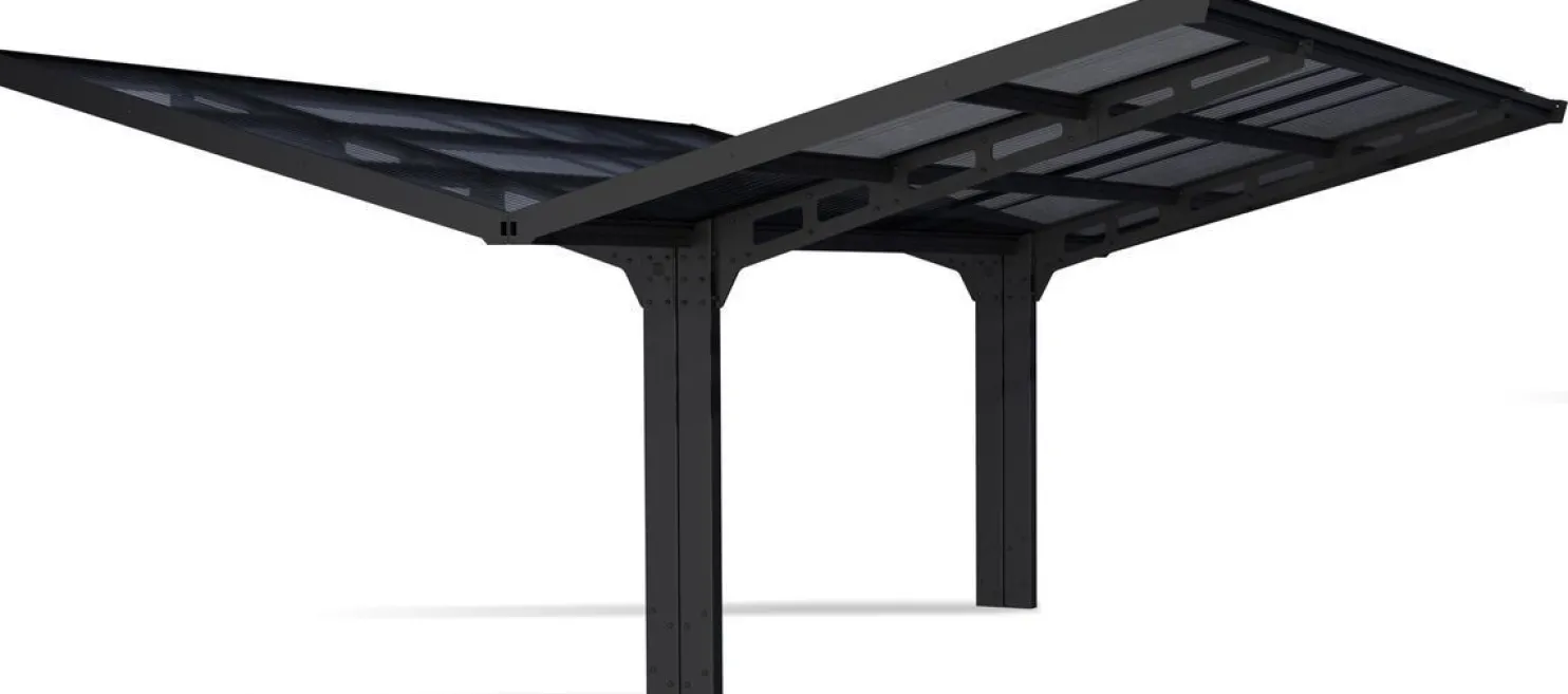 Autokatos Palram-Canopia Sydney Wings, 33.5m², musta