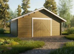 Autotalli LP Garden AT30L, 29.9m², yhden auton