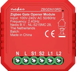 Autotallioven ja porttien ohjain Nedis ZBGDN10RD SmartLife ZigBee 3.0