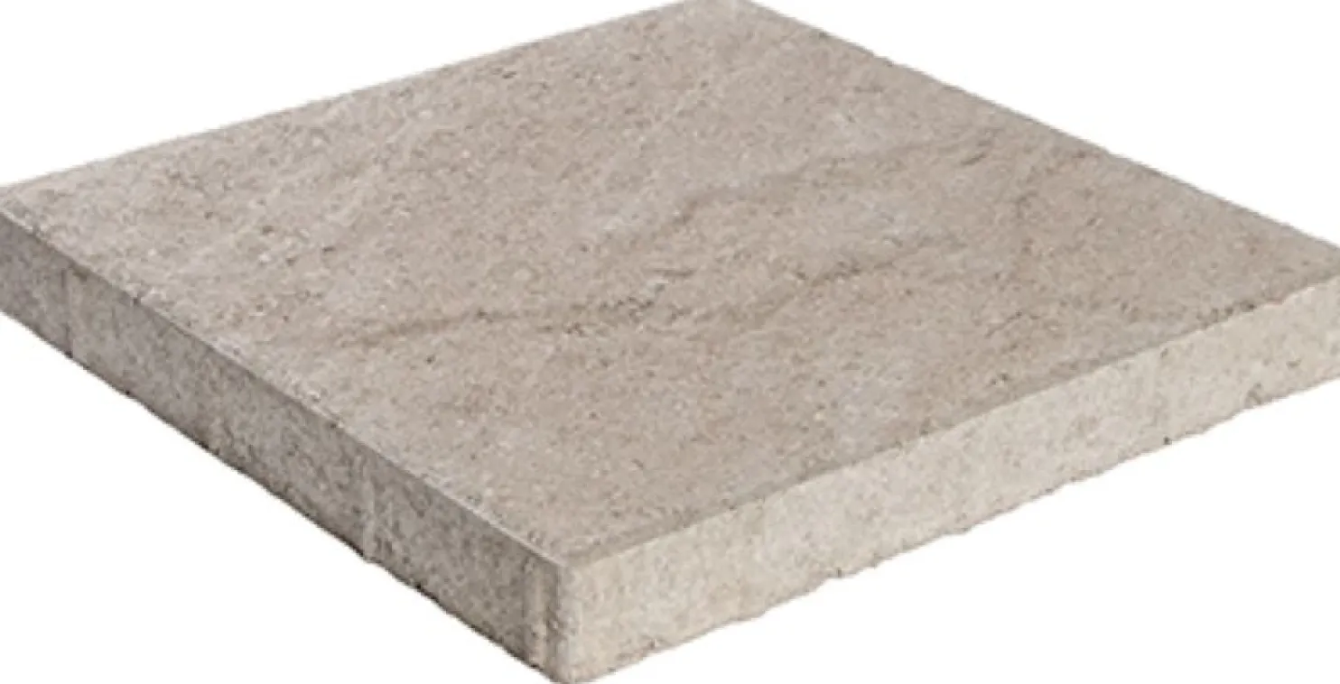 Betonilaatta HB-Betoni 50x398x398mm pintaprofiloitu Harmaa