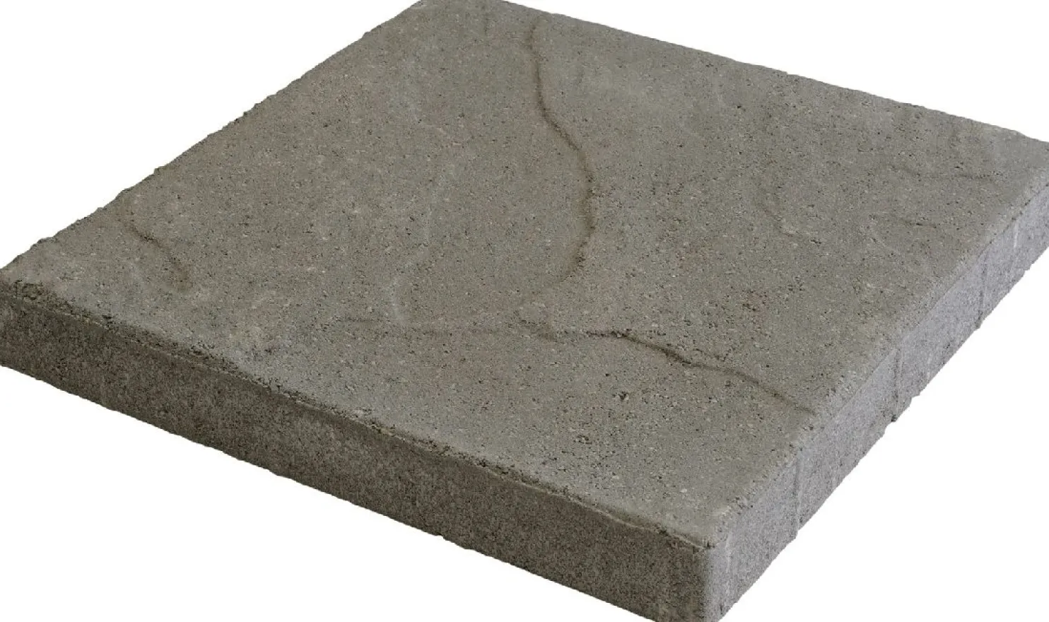 Betonilaatta Rudus 398x398x50mm, harmaa, profiloitu