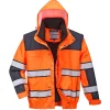 Bombertakki Portwest C466 Hi-Vis 300D oranssi/sininen