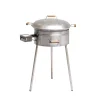 Cataplanasetti GrillSymbol PRO-545 inox CAT Ø54 cm kaasupoltin, säädinletkusetti