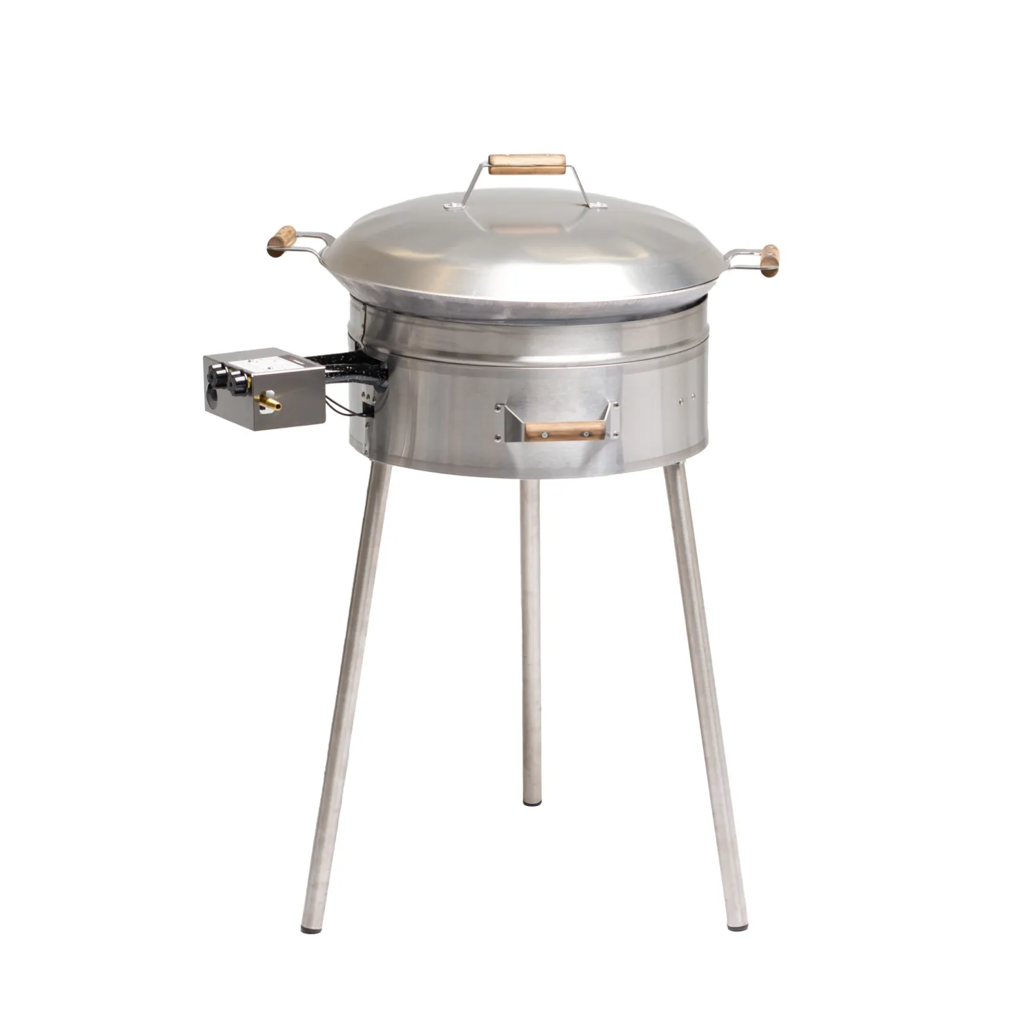 Cataplanasetti GrillSymbol PRO-545 inox CAT Ø54 cm kaasupoltin, säädinletkusetti