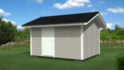 Elementtivarasto Timburg E10 4040x3180 mm 12.85 m² puuvalmis
