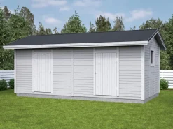 Elementtivarasto Timburg E12 6040x3180 mm 19.21 m² puuvalmis