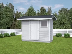 Elementtivarasto Timburg E3 1040x3140 mm 2.33 m² puuvalmis