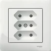 Europistorasia Schneider Electric Exxact, 3-osainen, ruuviliitos, valkoinen