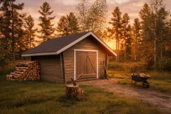 Hirsilato LP Garden U Kymppi, 10m², vinoseinäinen
