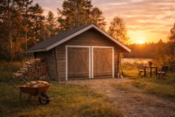 Hirsilato LP Garden U Tuplakymppi, 20m², vinoseinäinen